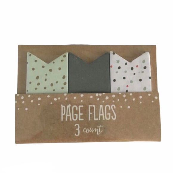 Christmas Dots Hello Holiday Stationery Set Notepad List Sticky Notes Page Flags - Picture 2 of 4